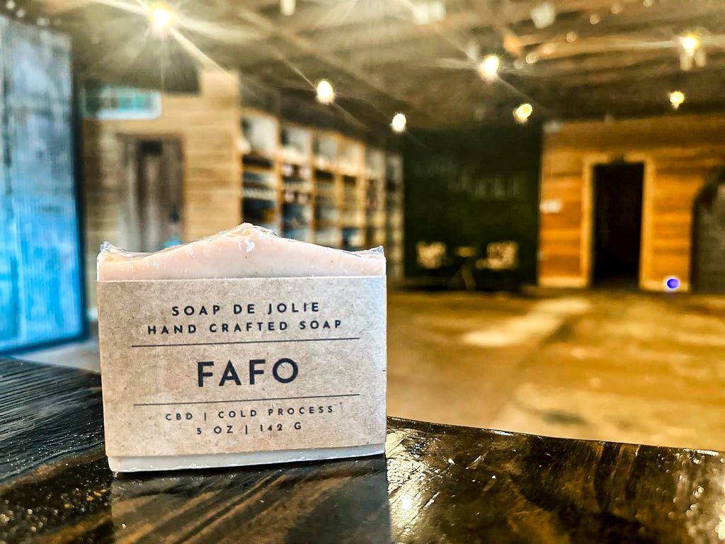 FAFO_ CBD_Handmade_ Natural_ Cold Process Soap - Premium Cold Process Soap from Soap de Jolie - Just $12! Shop now at Soap de Jolie