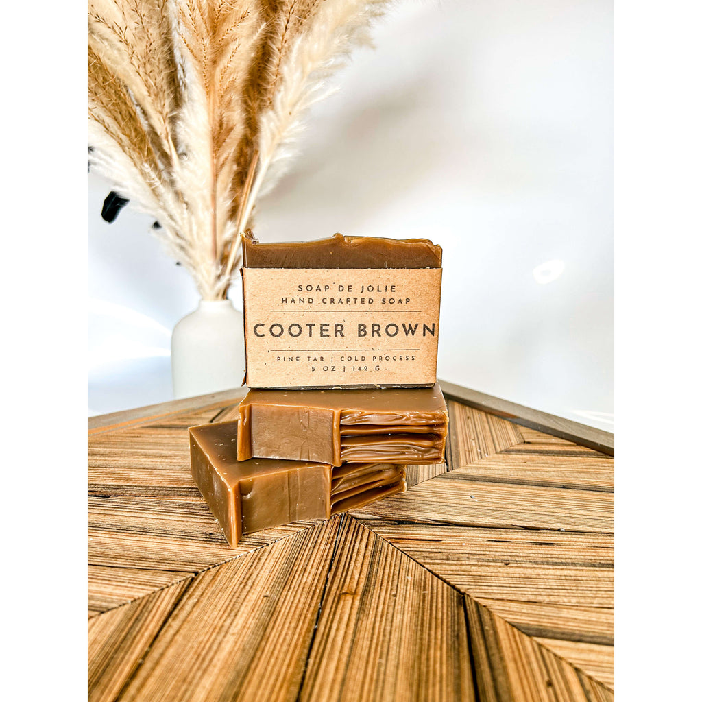 Cooter Brown_ Handmade_ Natural_ Small Batch_ Cold Process Soap - Premium Cold Process Soap from Soap de Jolie - Just $7! Shop now at Soap de Jolie