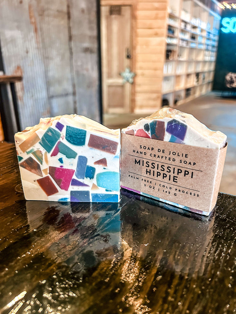 Mississippi Hippie – Handcrafted Soap with Cannabis and Citrus Aroma | Vegan & Eco-Friendly - Premium Cold Process Soap from Soap de Jolie - Just $7! Shop now at Soap de Jolie