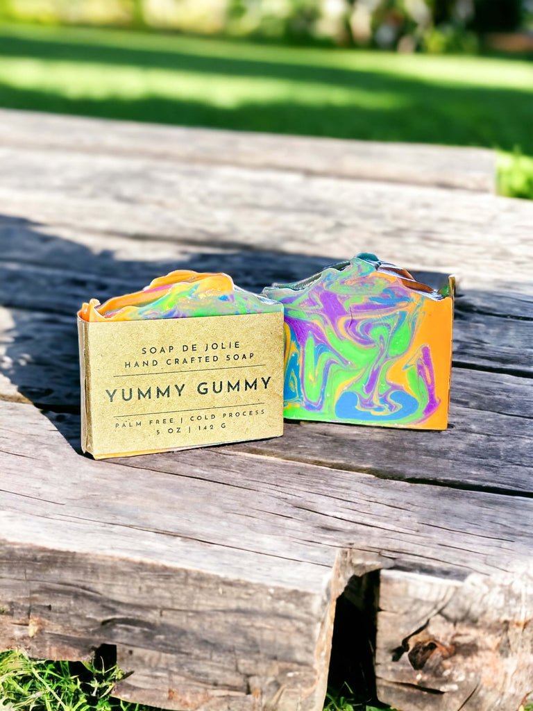 Yummy Gummy_ Handmade_ Natural_ Small Batch_ Cold Process Soap - Premium Cold Process Soap from Soap de Jolie - Just $7! Shop now at Soap de Jolie