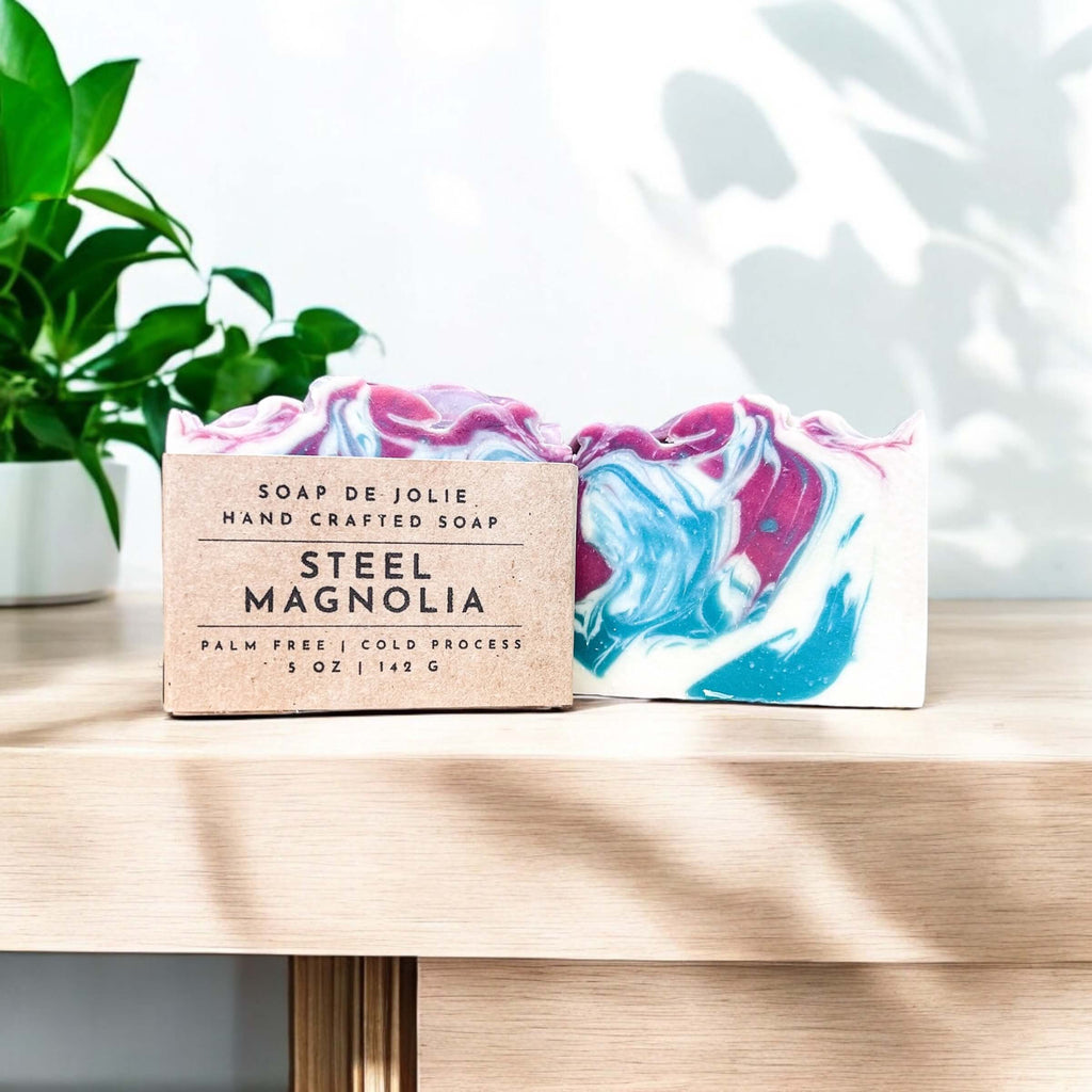 Steel Magnolia Cold Process Soap - Premium Cold Process Soap from Soap de Jolie - Just $7! Shop now at Soap de Jolie