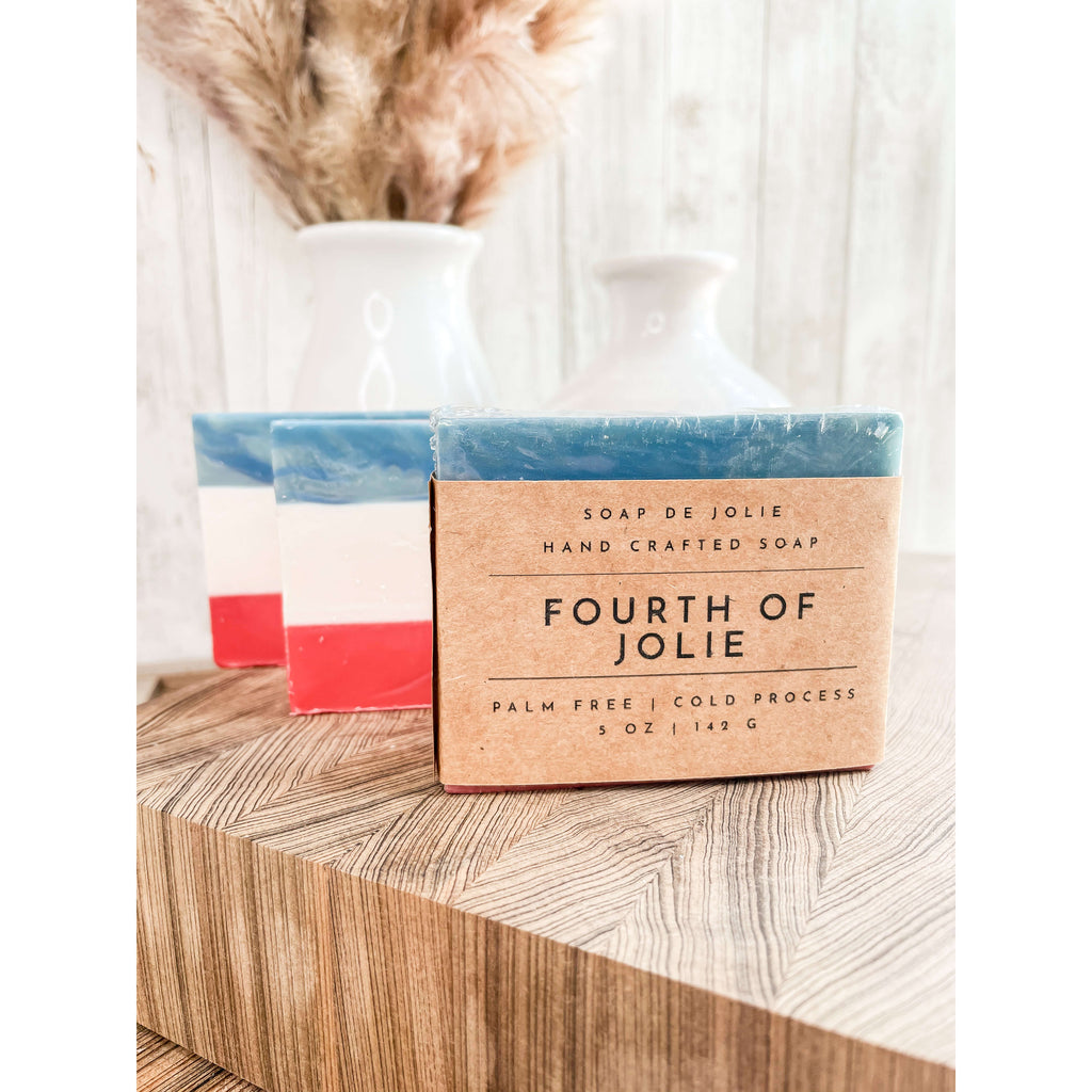 Fourth of Jolie Cold Process Soap - Premium Cold Process Soap from Soap de Jolie - Just $7! Shop now at Soap de Jolie