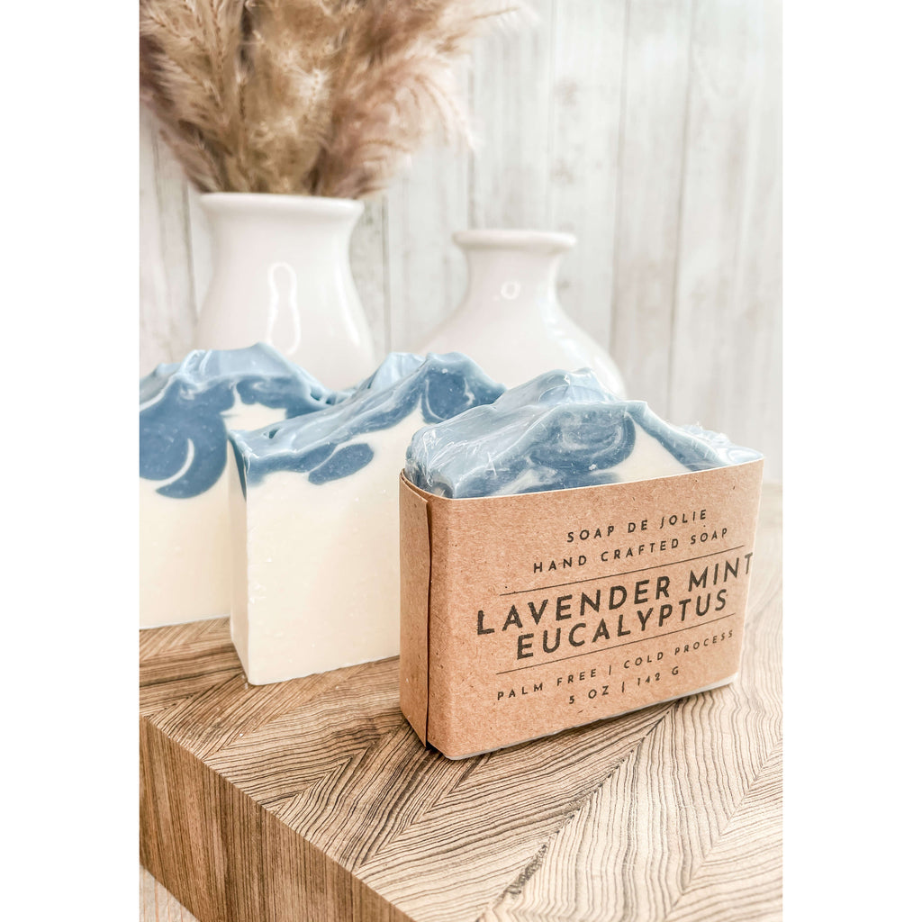 Lavender Mint Eucalyptus_ Handmade_ Natural_ Cold Process Soap - Premium Cold Process Soap from Soap de Jolie - Just $7! Shop now at Soap de Jolie