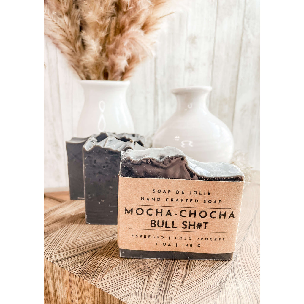 Mocha Chocha Bull Sh#t Cold Process Soap - Premium Cold Process Soap from Soap de Jolie - Just $7! Shop now at Soap de Jolie