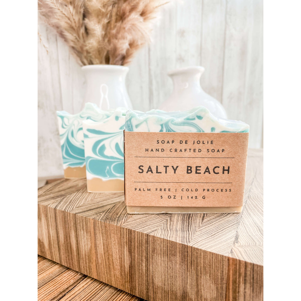 Salty Beach Cold Process Soap - Premium Cold Process Soap from Soap de Jolie - Just $7! Shop now at Soap de Jolie