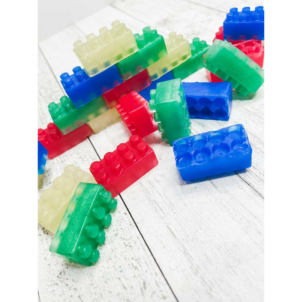 Stackable Building Block Soaps_ Primary Colors - Premium Kids Soaps from Soap de Jolie - Just $8! Shop now at Soap de Jolie